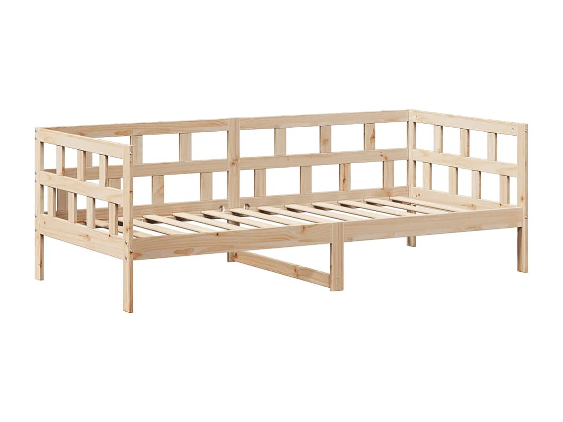 Berkfield Day Bed with Roof without Mattress 80x200 cm Solid Wood