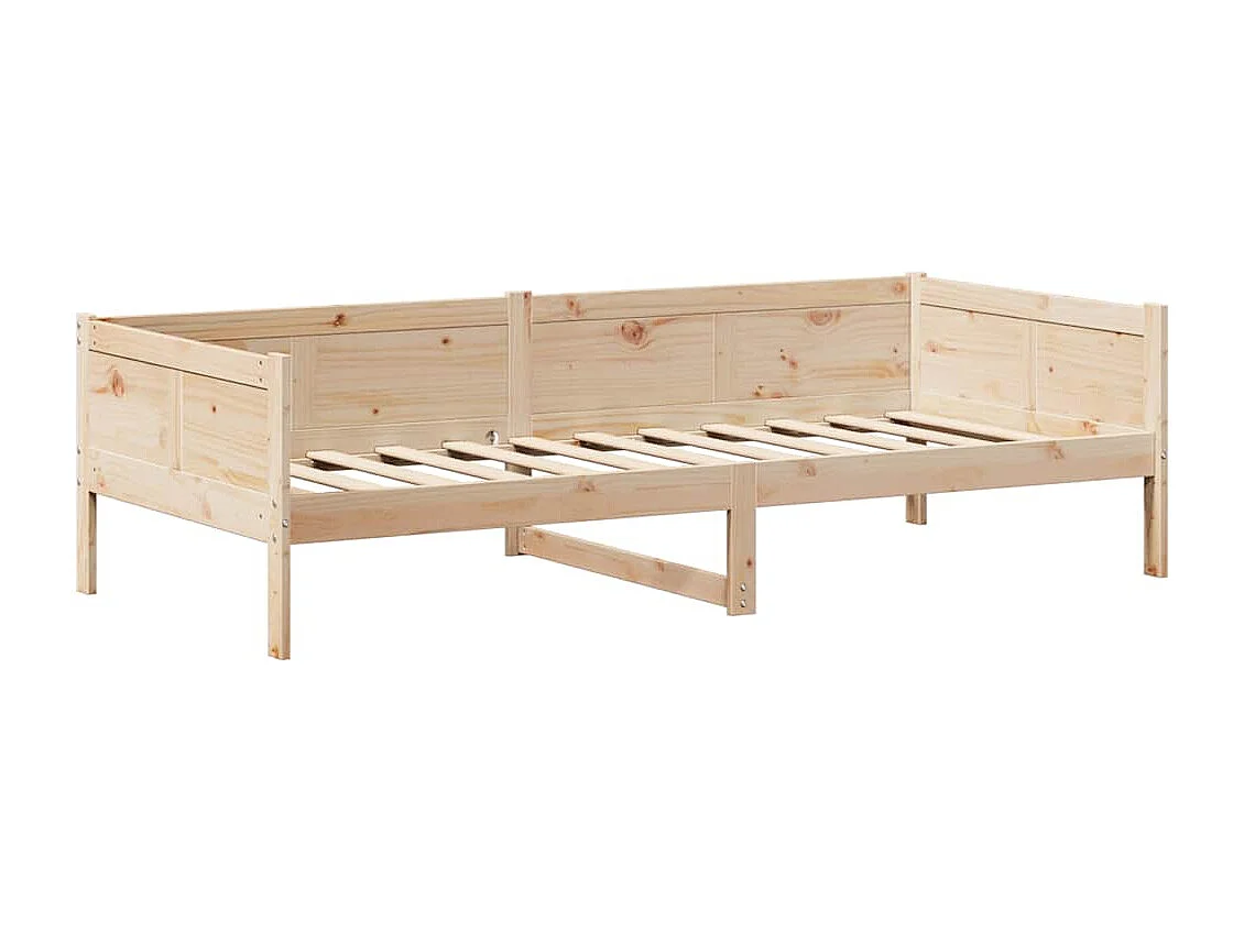 Berkfield Day Bed with Roof without Mattress 80x200 cm Solid Wood