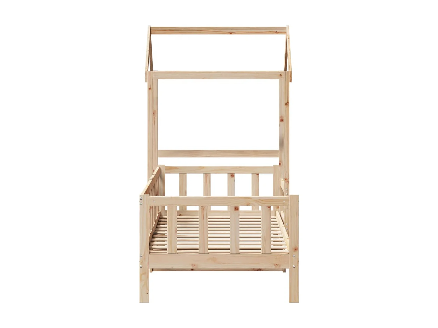 Berkfield Day Bed with Roof without Mattress 80x200 cm Solid Wood