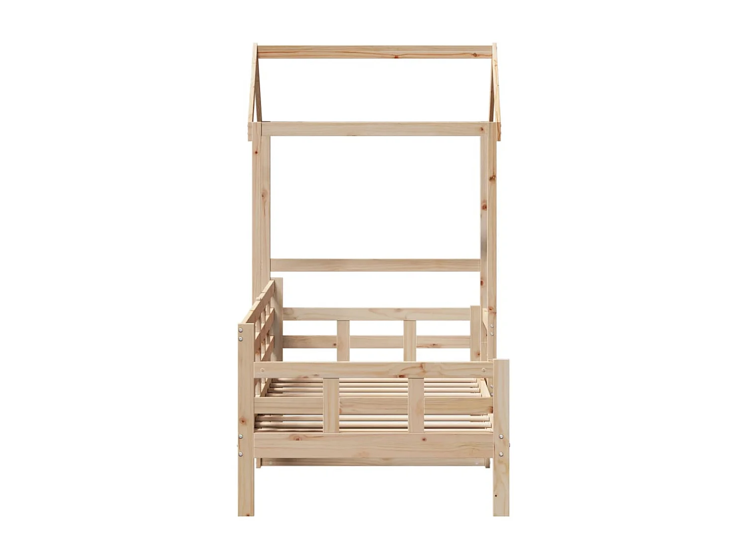 Berkfield Day Bed with Roof without Mattress 80x200 cm Solid Wood