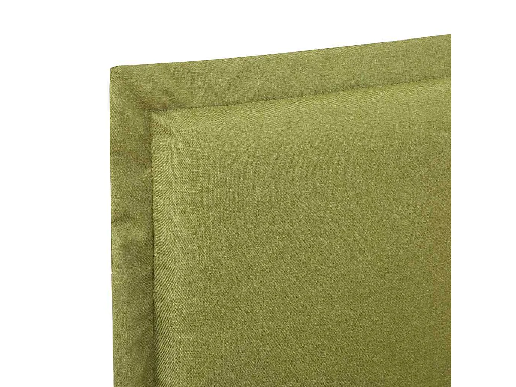 Berkfield Bed Frame without Mattress Green Fabric 135x190 cm Double