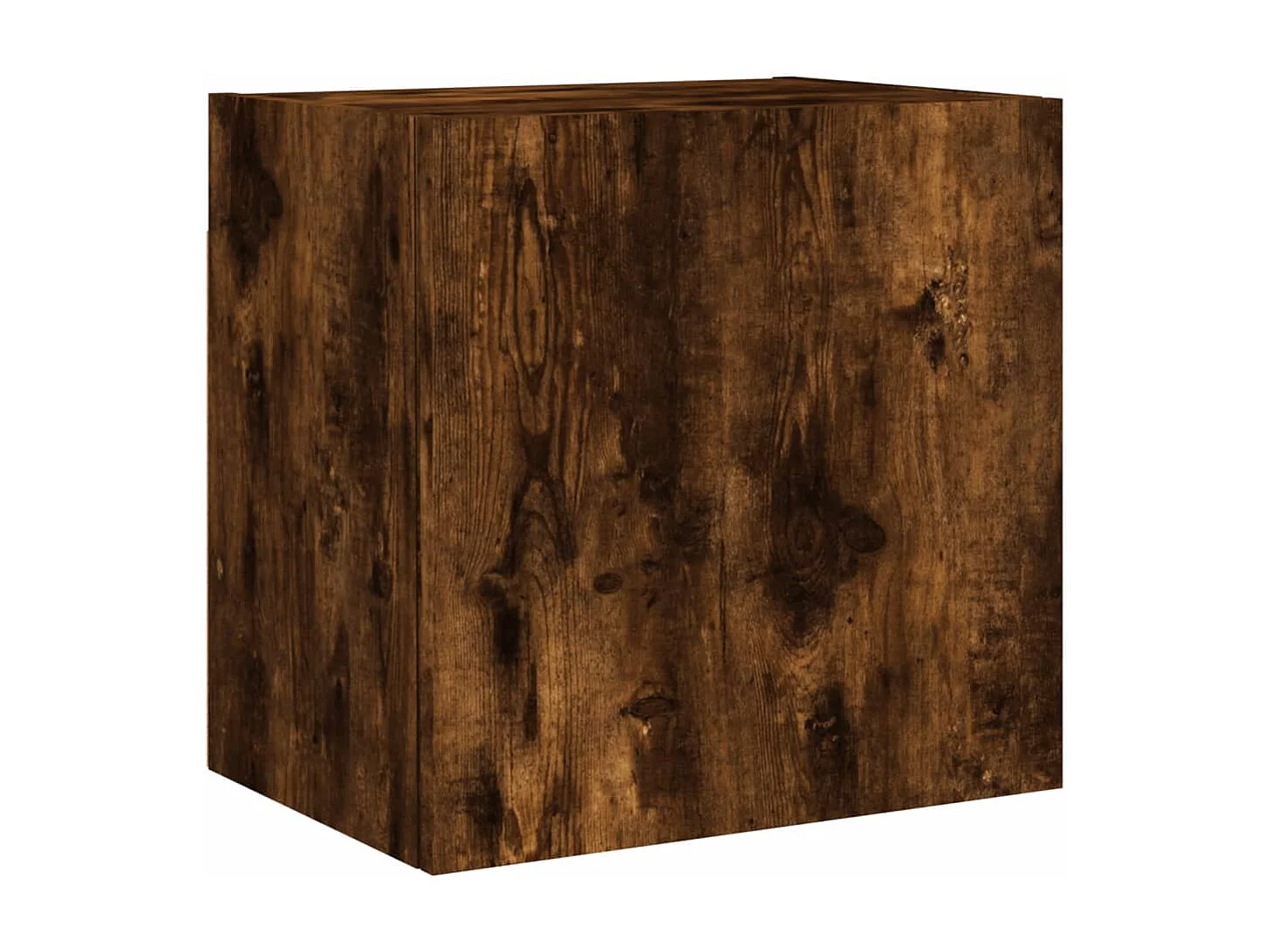 Berkfield 4 Piece TV Wall Units Smoked Oak Engineered Wood