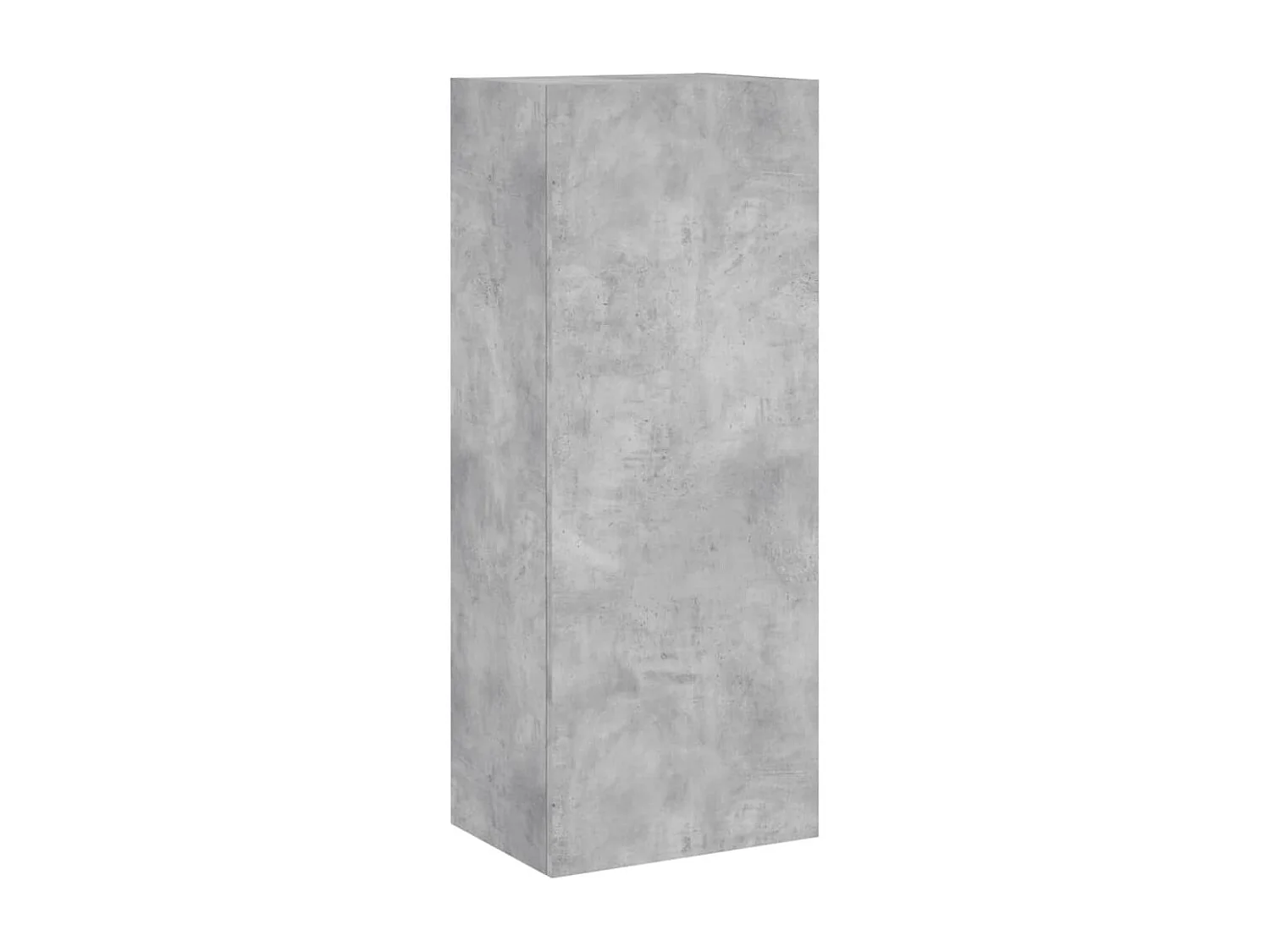 Berkfield 4 Piece TV Wall Units Concrete Grey Engineered Wood