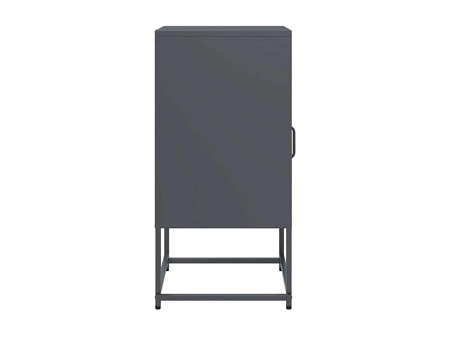 Berkfield Bedside Cabinet Anthracite 36x39x78 cm Cold-rolled Steel
