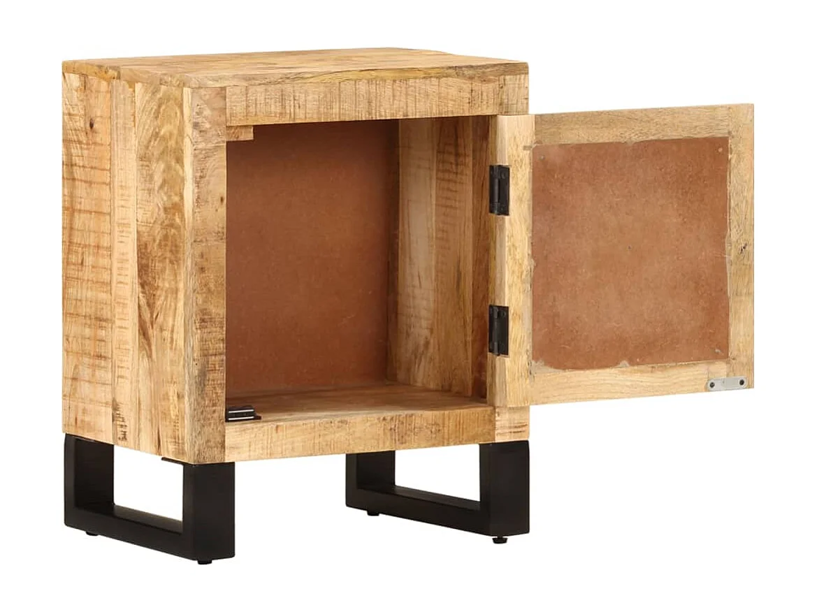 Berkfield Bedside Cabinet 40x30x50 cm Solid Mango Wood