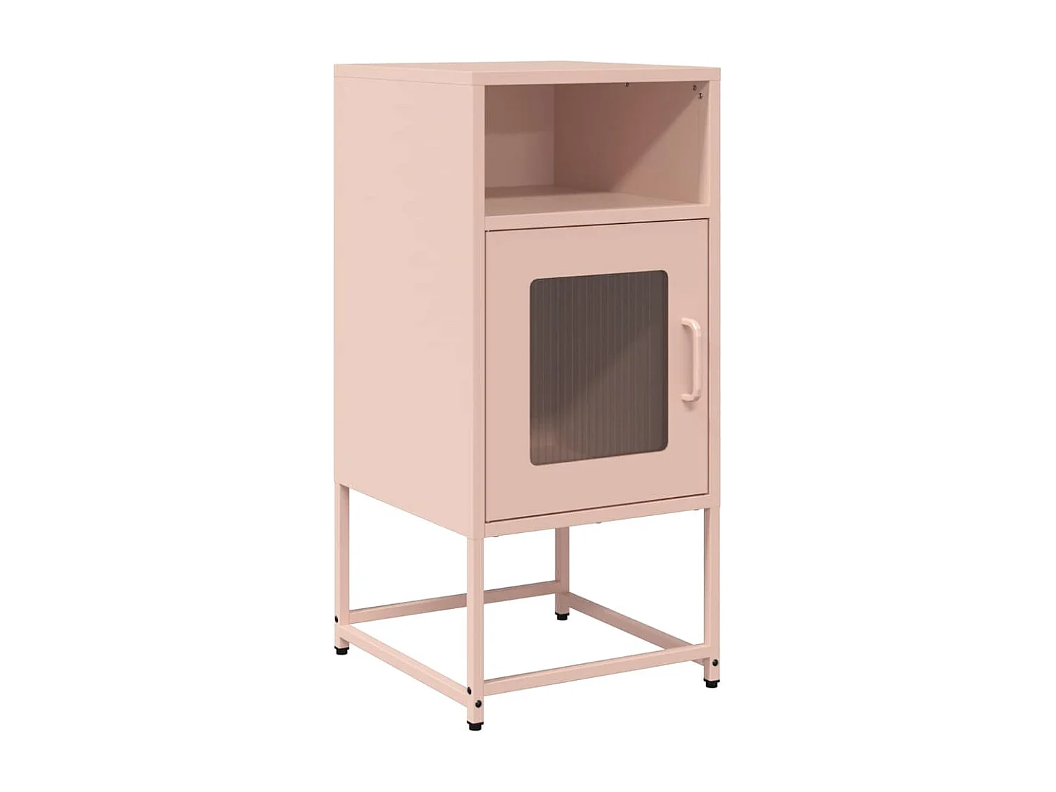 Berkfield Bedside Cabinet Pink 36x39x78 cm Cold-rolled Steel