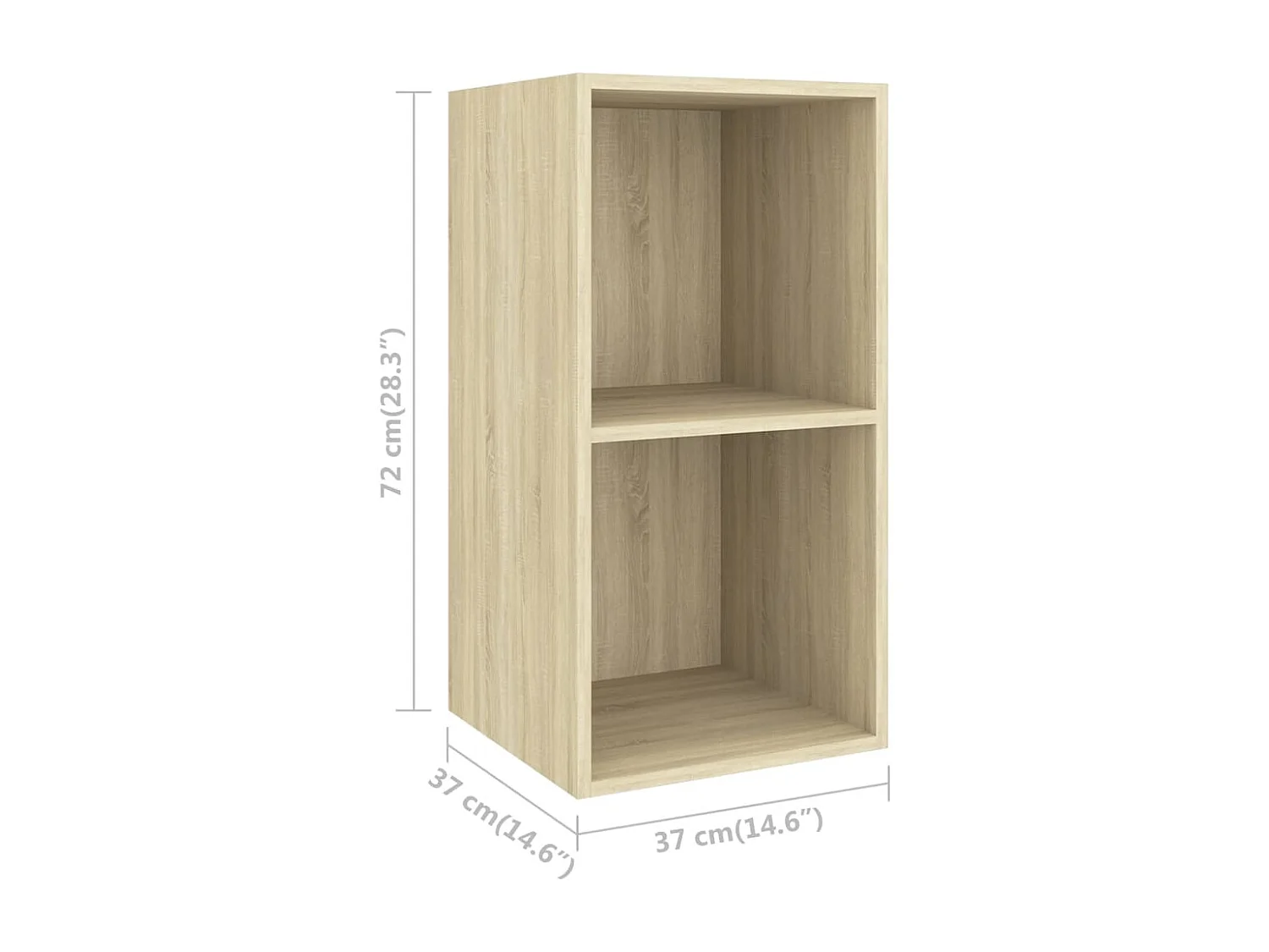 Berkfield 4 Piece TV Cabinet Set Sonoma Oak Engineered Wood