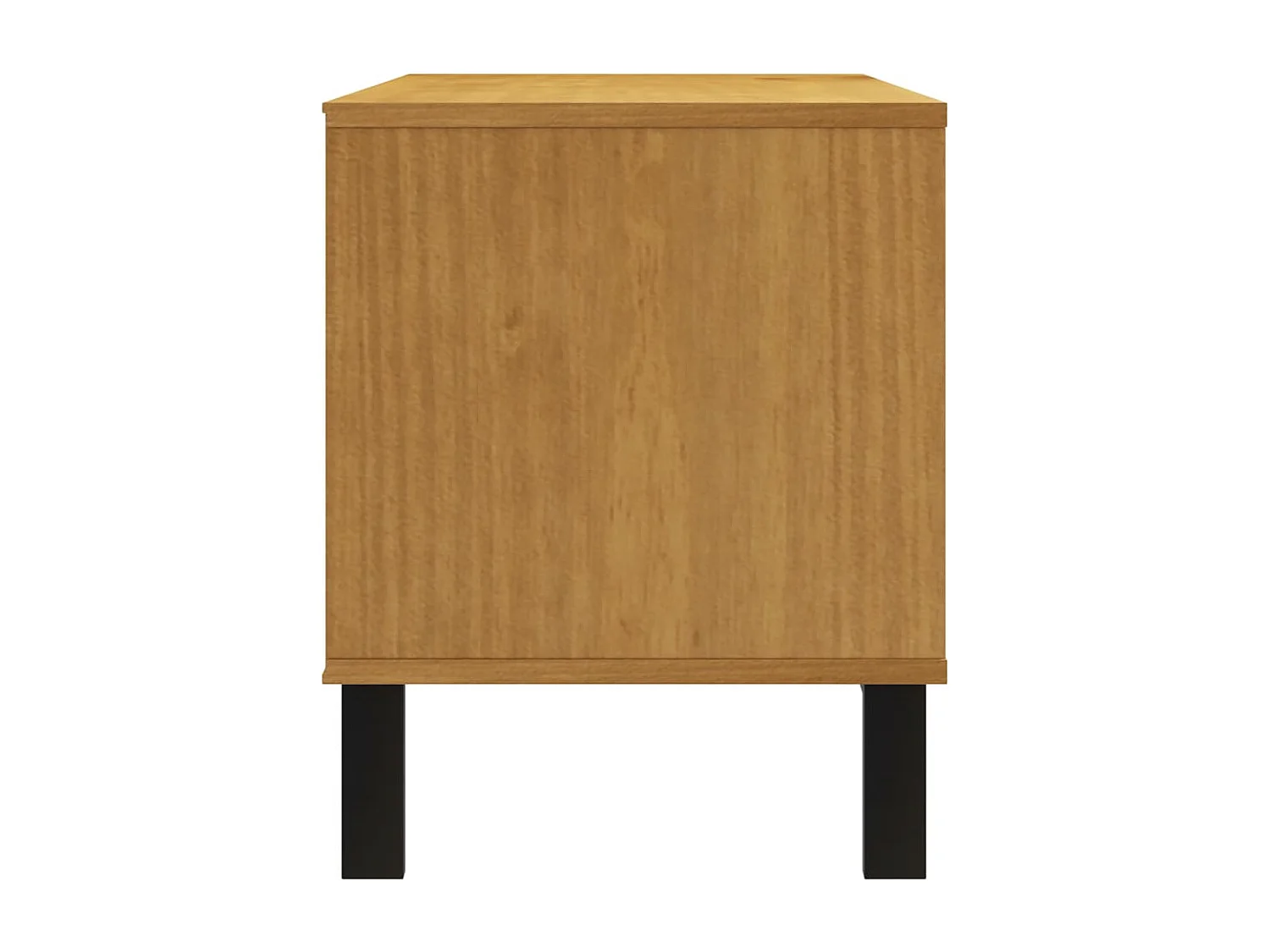 Berkfield TV Cabinet FLAM 110x40x50 cm Solid Wood Pine