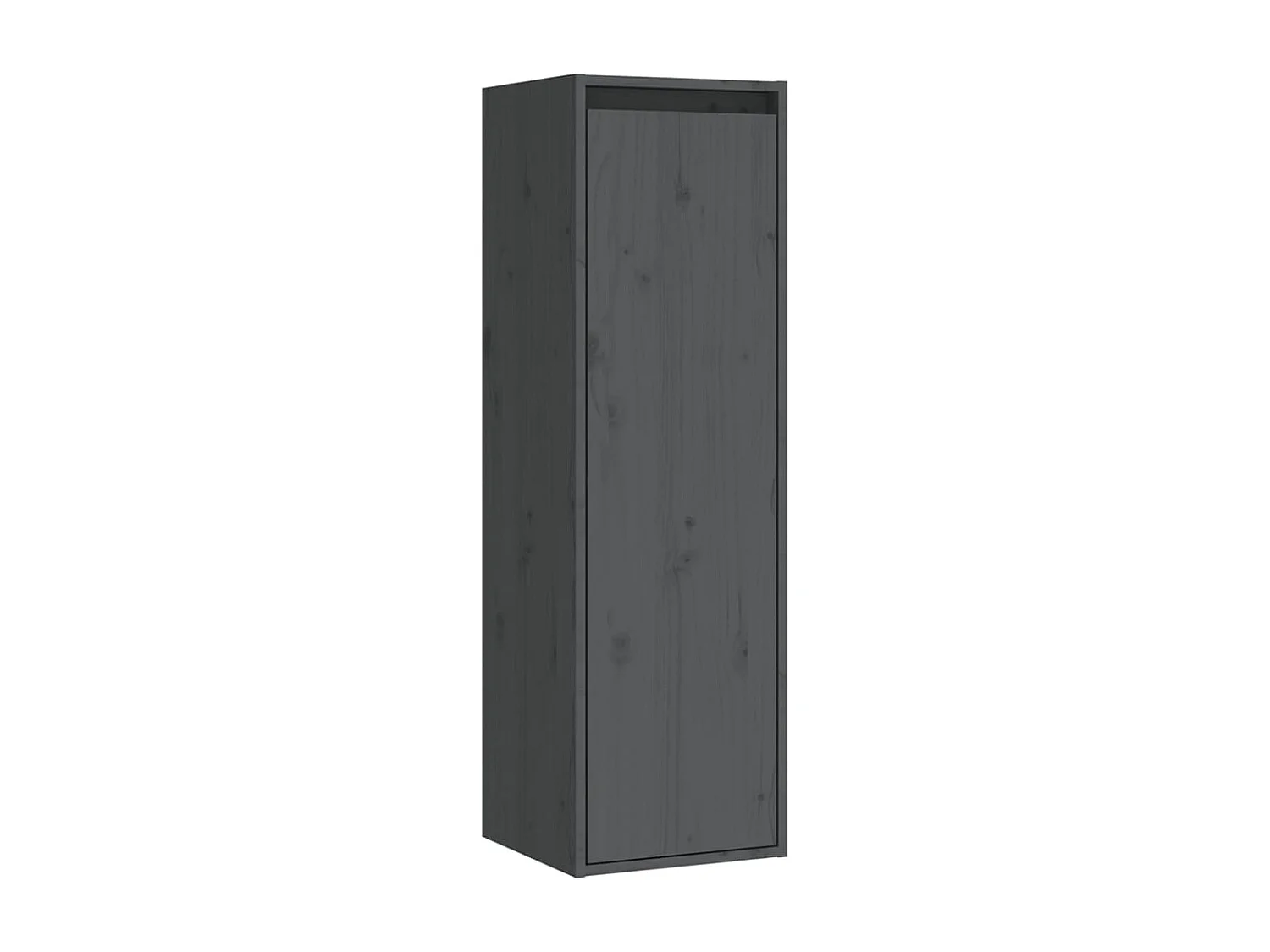 Berkfield TV Cabinets 4 pcs Grey Solid Wood Pine