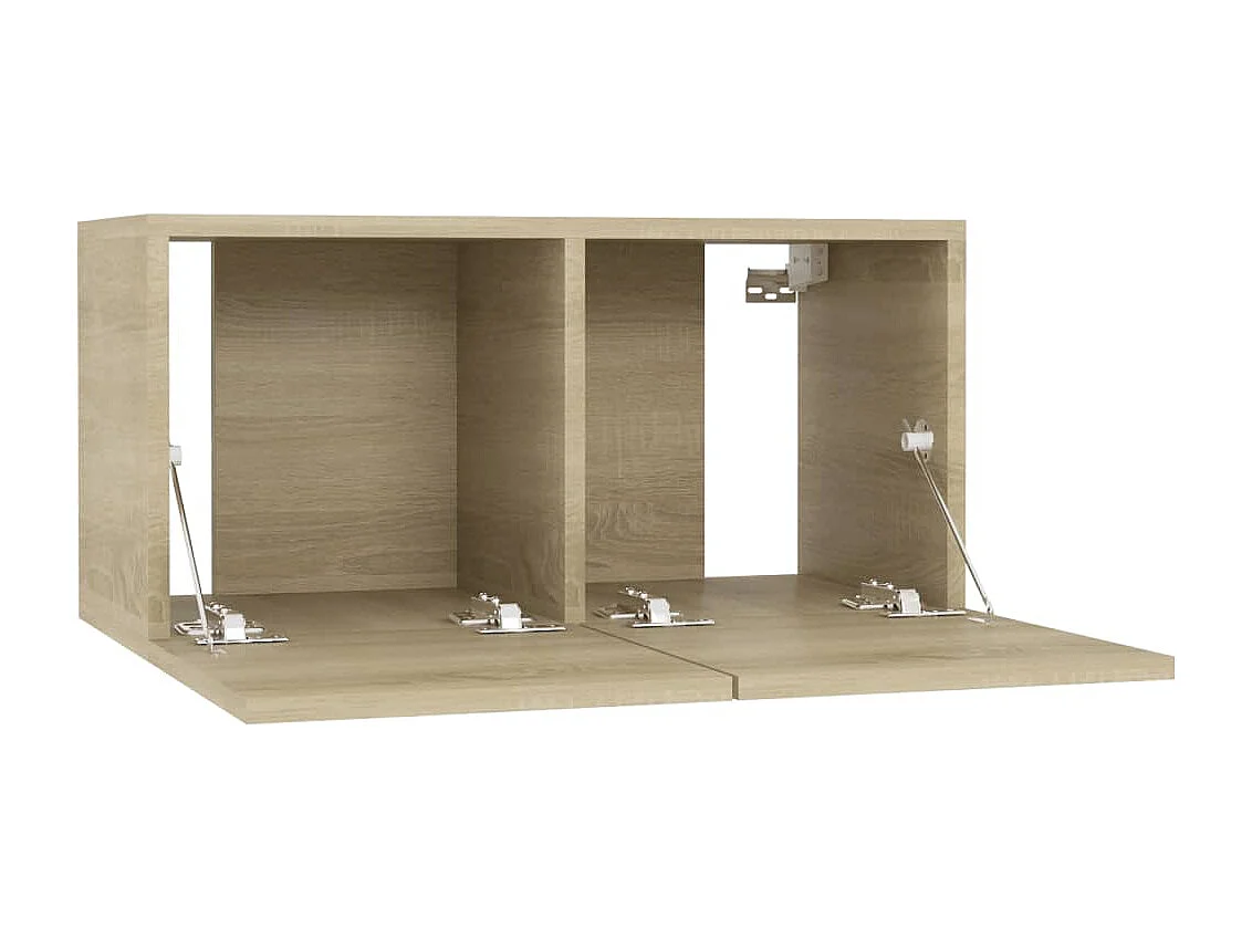 Berkfield TV Cabinets 4 pcs Sonoma Oak 60x30x30 cm Engineered Wood