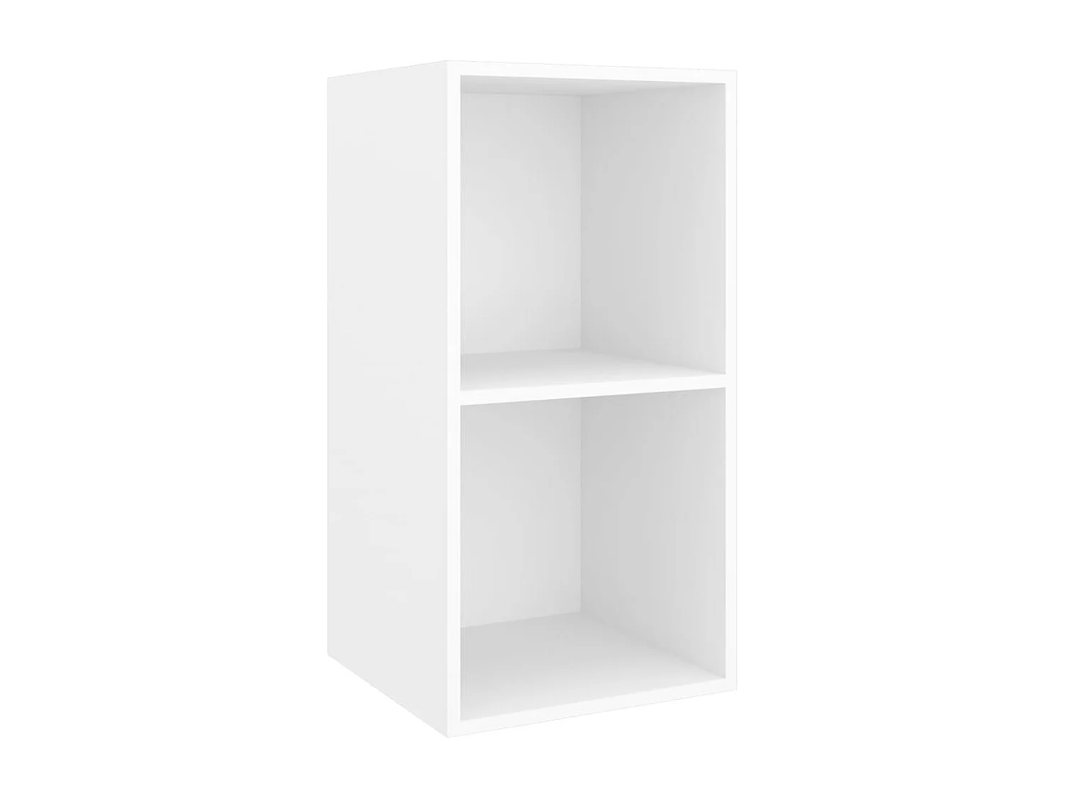 Berkfield 4 Piece TV Cabinet Set White Engineered Wood