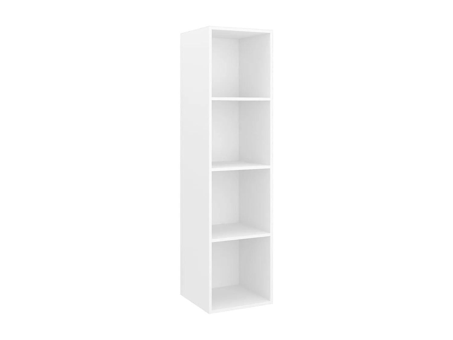 Berkfield 4 Piece TV Cabinet Set White Engineered Wood