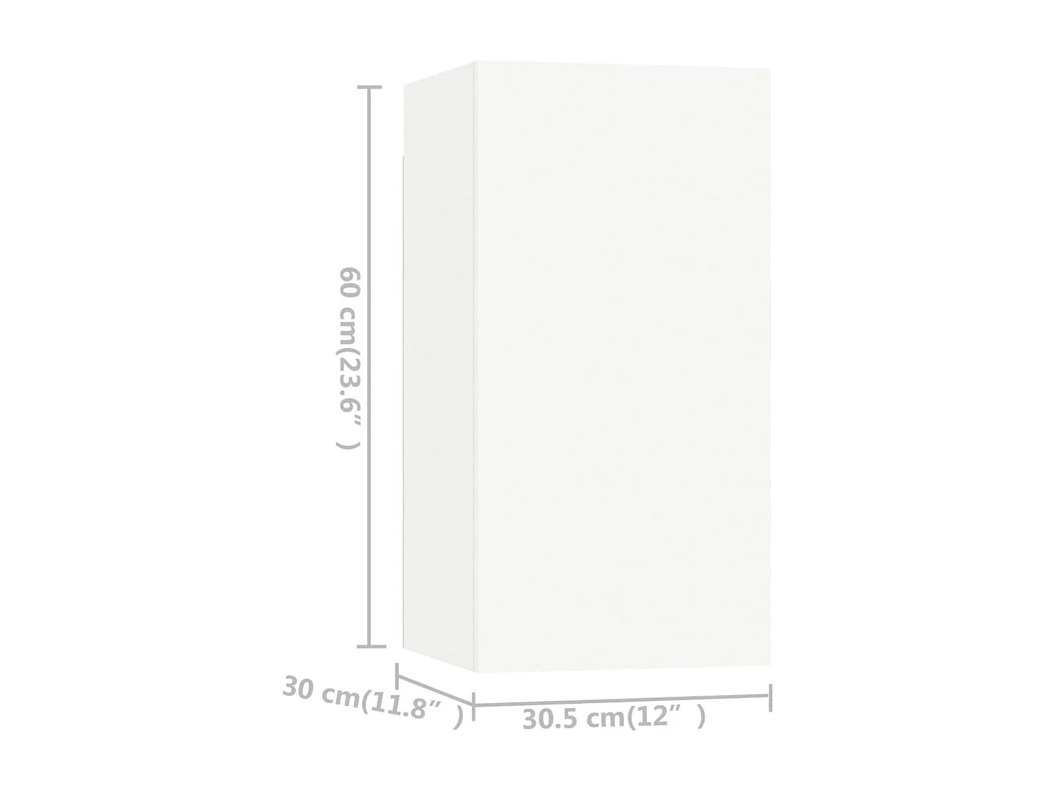 Berkfield 4 Piece TV Cabinet Set White Engineered Wood