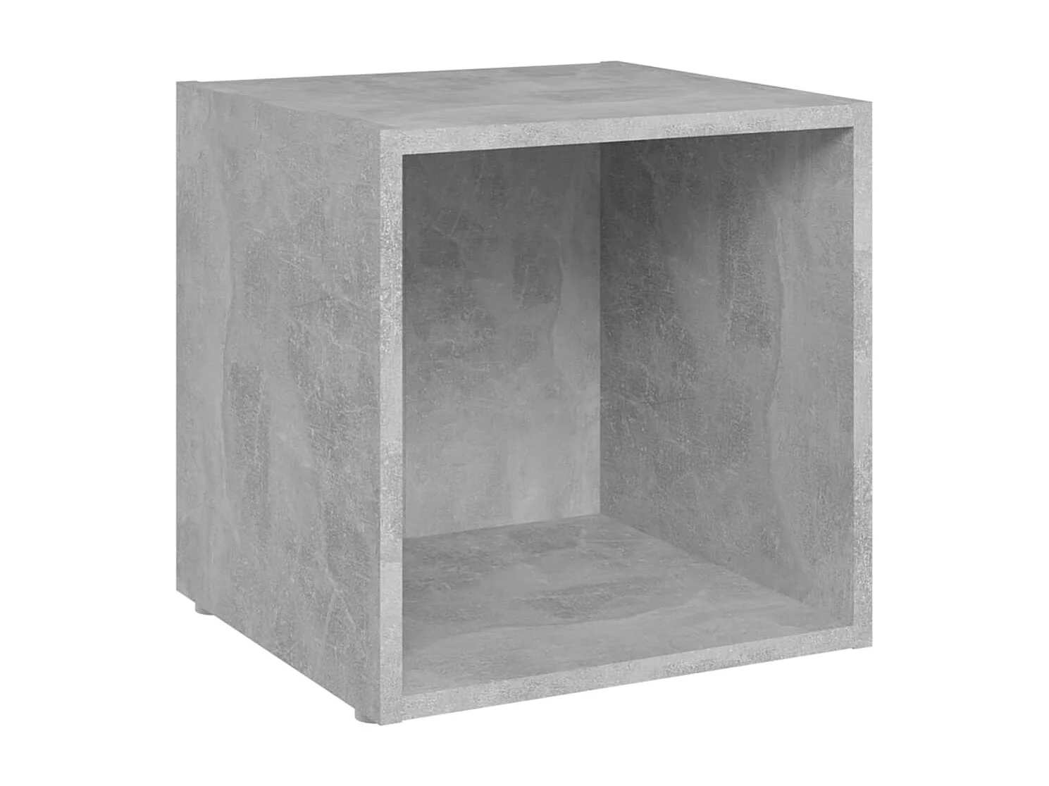 Berkfield TV Cabinets 4 pcs Concrete Grey 37x35x37 cm Engineered Wood