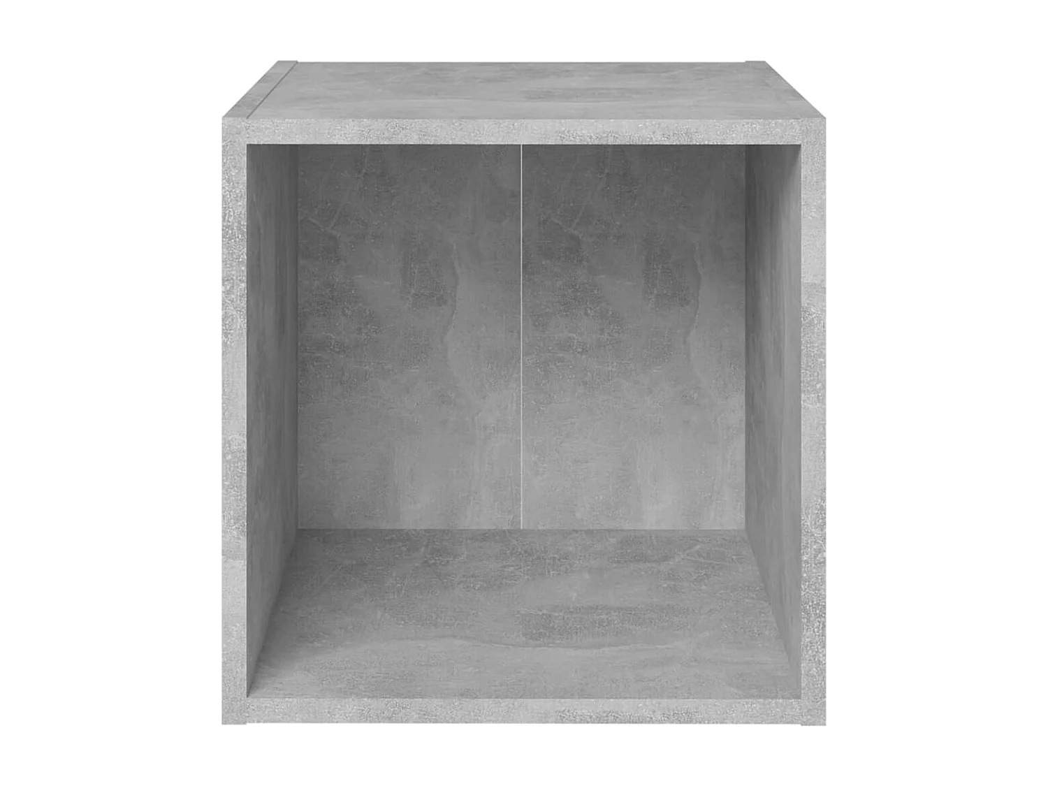 Berkfield TV Cabinets 4 pcs Concrete Grey 37x35x37 cm Engineered Wood