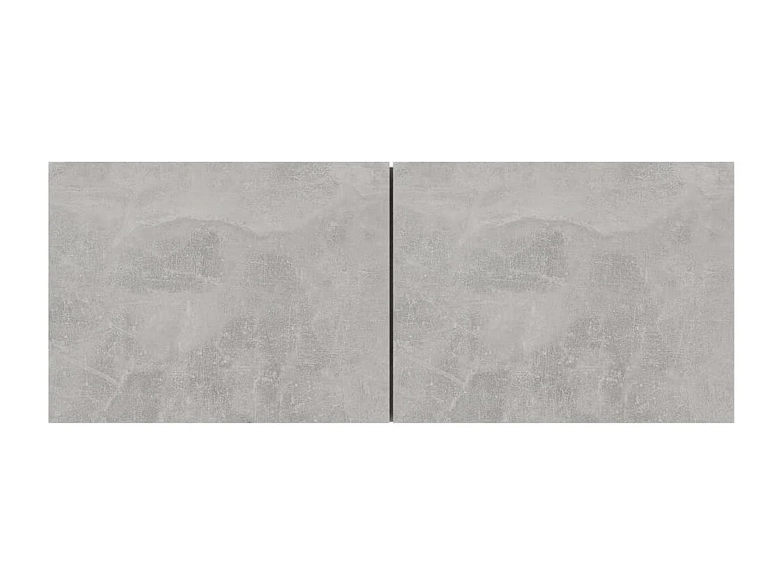 Berkfield TV Cabinets 4 pcs Concrete Grey 80x30x30 cm Engineered Wood