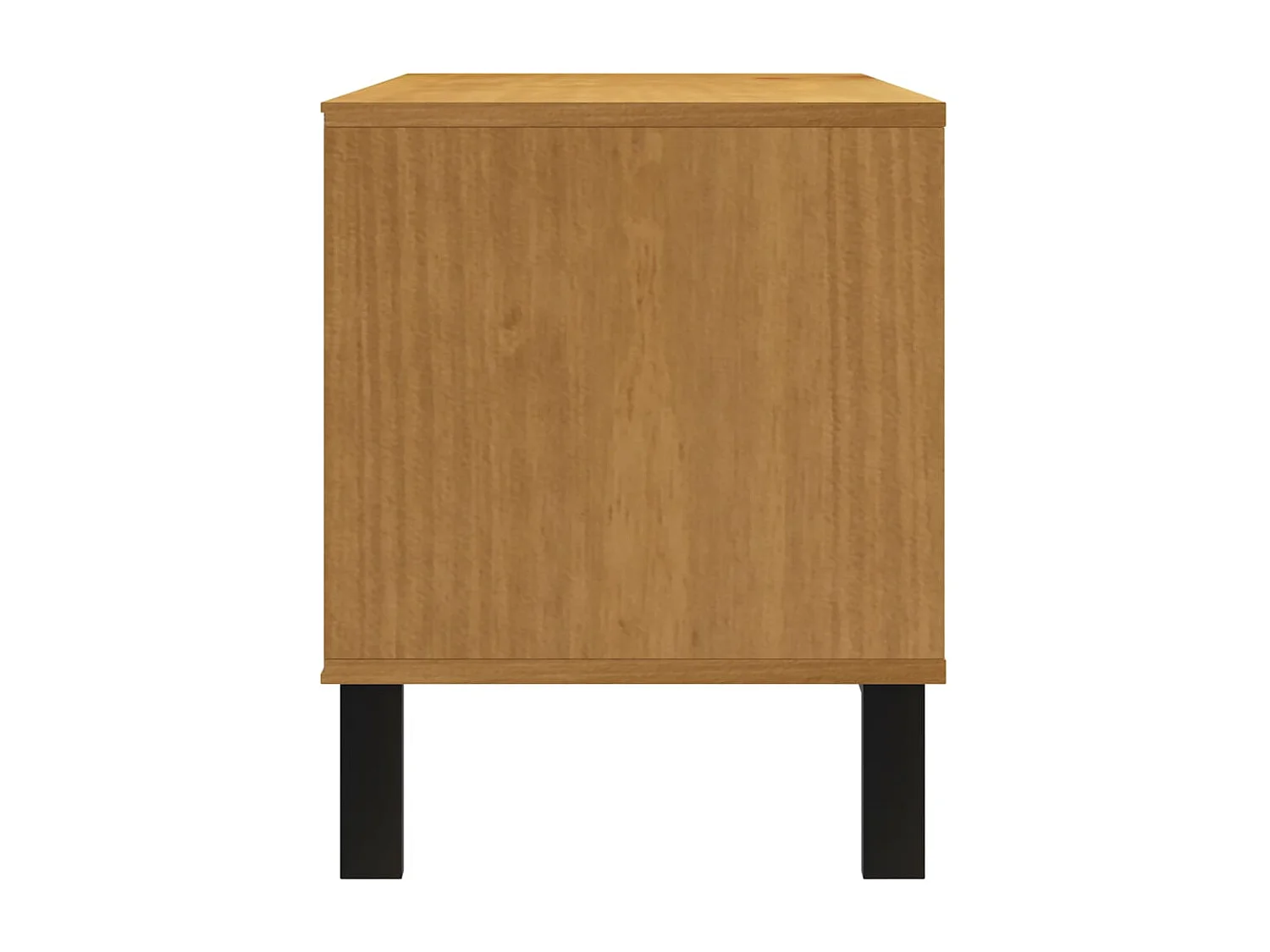 Berkfield TV Cabinet FLAM 110x40x50 cm Solid Wood Pine
