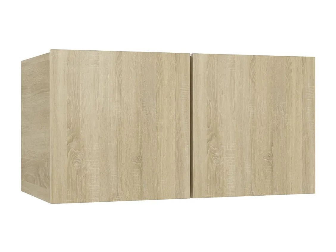Berkfield 4 Piece TV Cabinet Set Sonoma Oak Engineered Wood