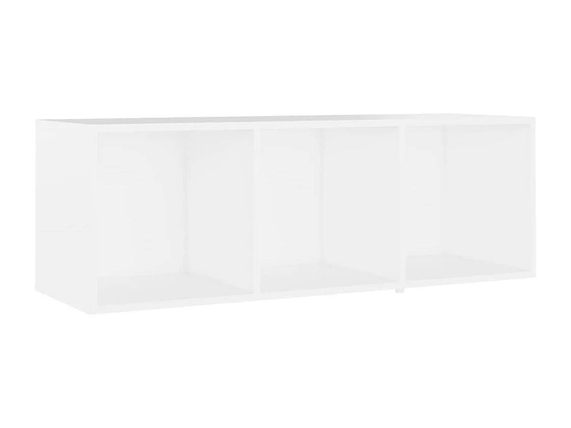 Berkfield TV Cabinets 4 pcs White 107x35x37 cm Engineered Wood