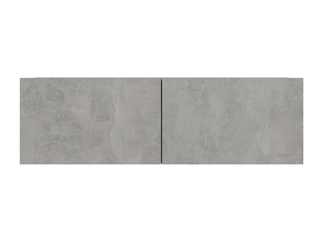 Berkfield TV Cabinets 4 pcs Concrete Grey 100x30x30 cm Engineered Wood