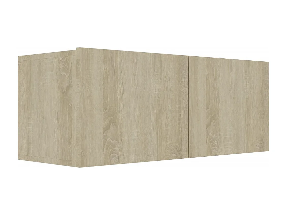 Berkfield 4 Piece TV Cabinet Set Sonoma Oak Engineered Wood