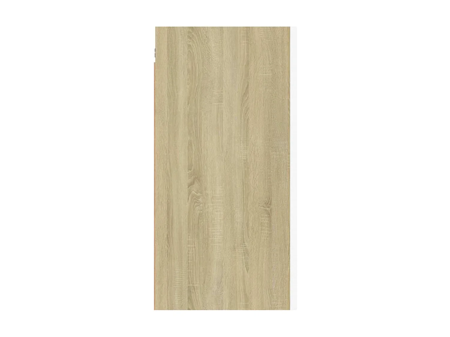 Berkfield TV Cabinet White and Sonoma Oak 30.5x30x60 cm Engineered Wood