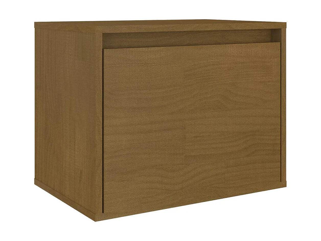 Berkfield TV Cabinets 4 pcs Honey Brown Solid Wood Pine