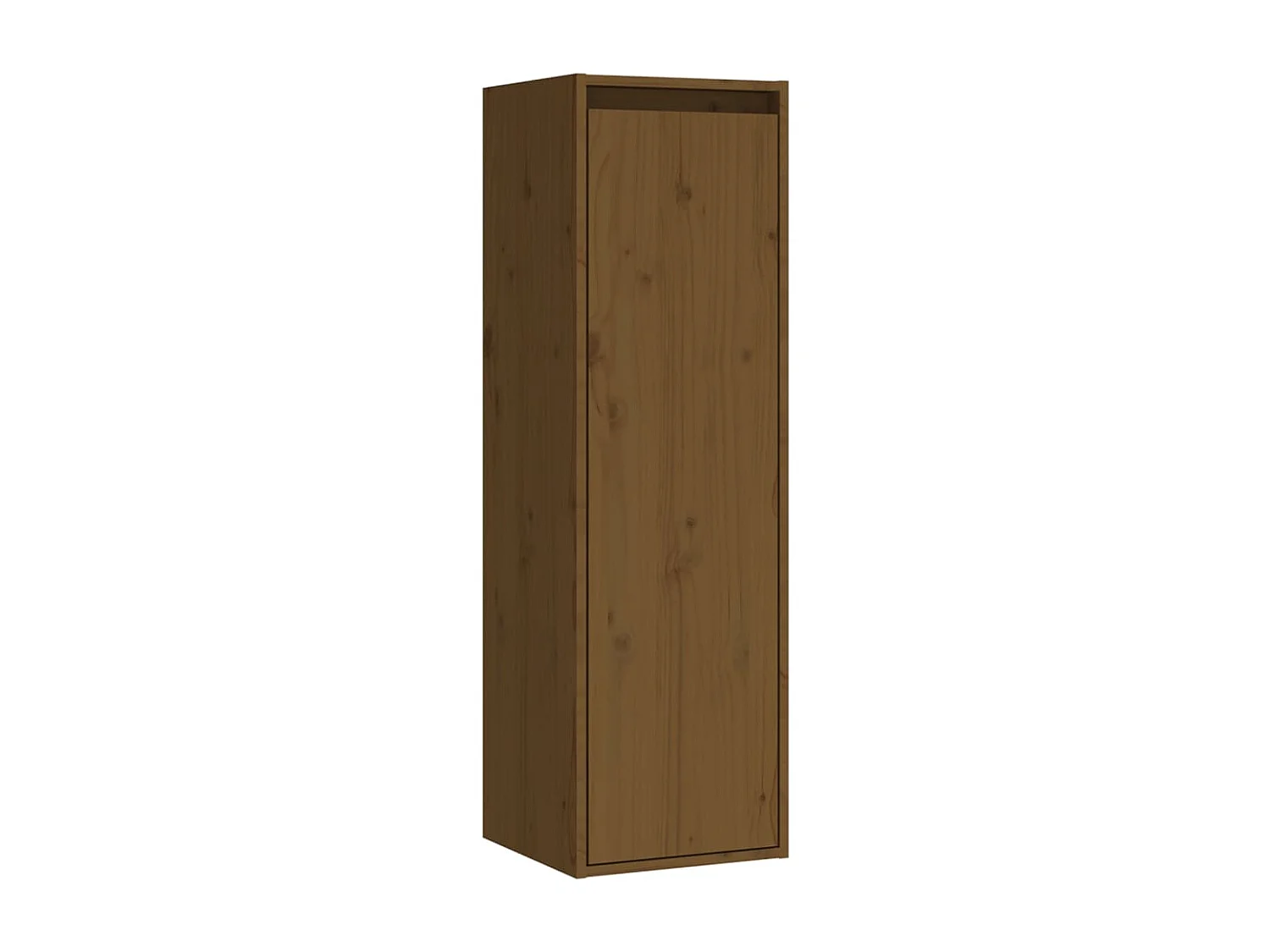 Berkfield TV Cabinets 4 pcs Honey Brown Solid Wood Pine