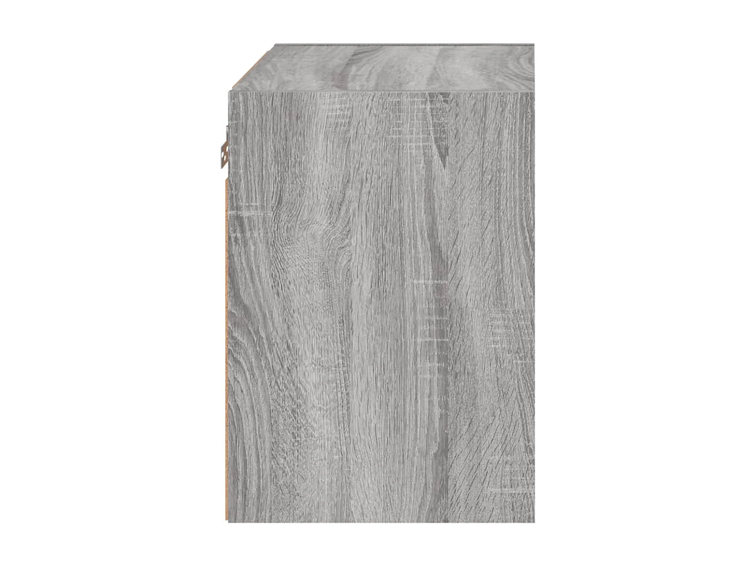 Berkfield Bedside Cabinet with LED Lights Wall-mounted Grey Sonoma
