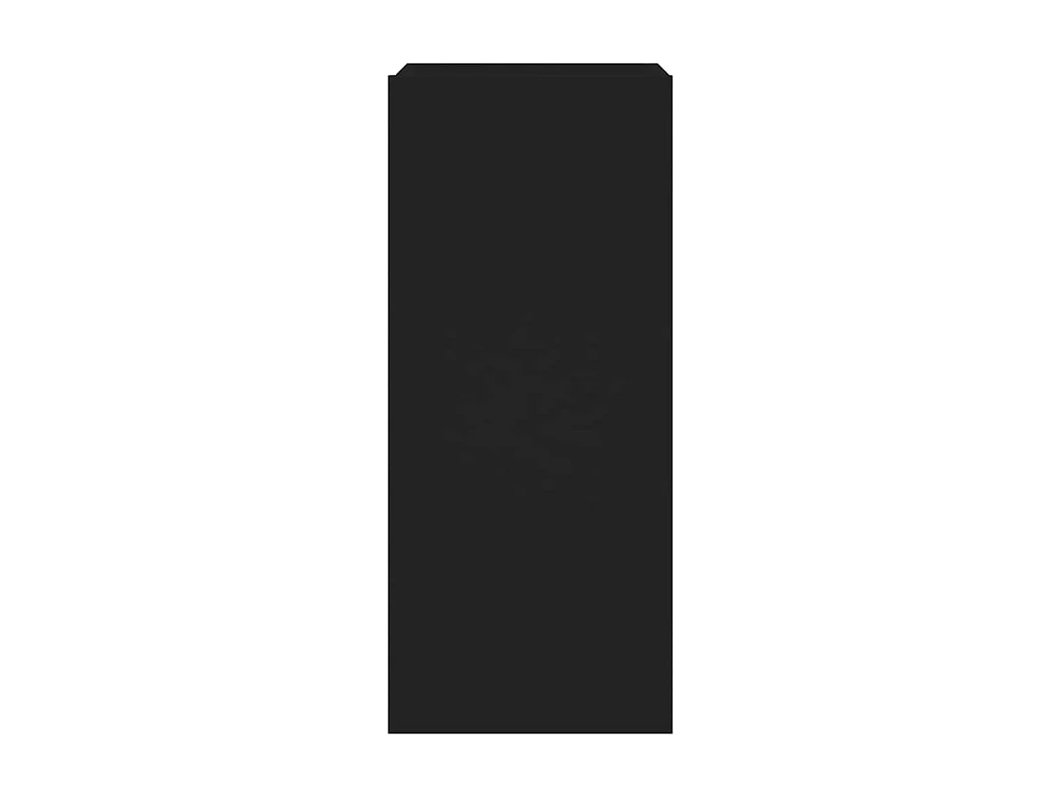 Berkfield TV Wall Cabinet with LED Lights Black 30.5x35x70 cm