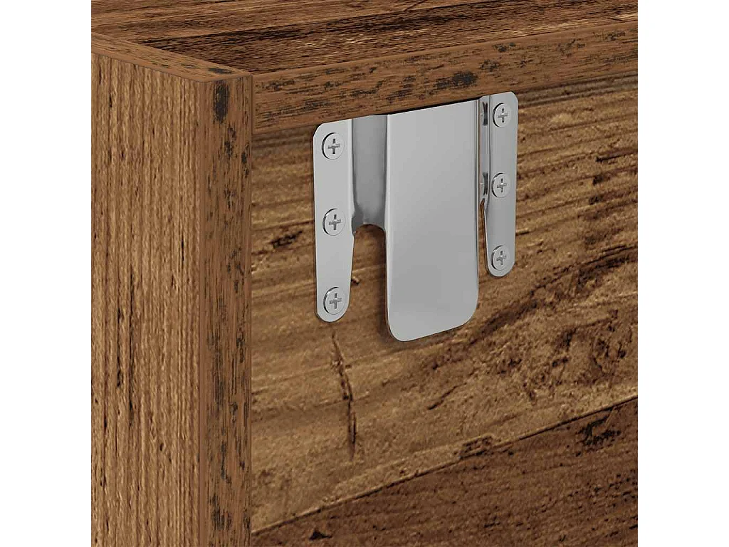 Berkfield TV Cabinet Old Wood 80x31x25.5 cm Engineered Wood