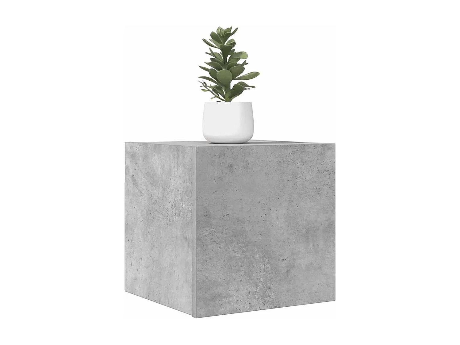 Berkfield Wall Mounted TV Cabinet Concrete Grey 30.5x30x30 cm