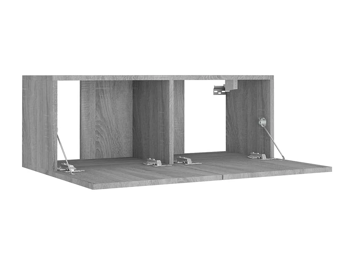 Berkfield 4 Piece TV Cabinet Set Grey Sonoma Engineered Wood