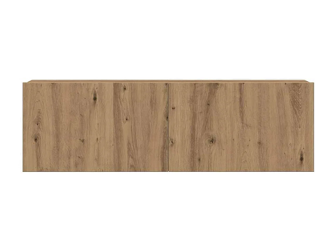 Berkfield 8 Piece TV Cabinet Set Wall-mounted Artisan Oak Engineered Wood