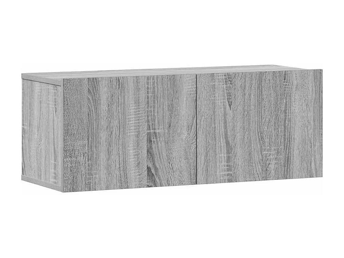 Berkfield 3 Piece TV Cabinet Set Grey Sonoma Engineered Wood