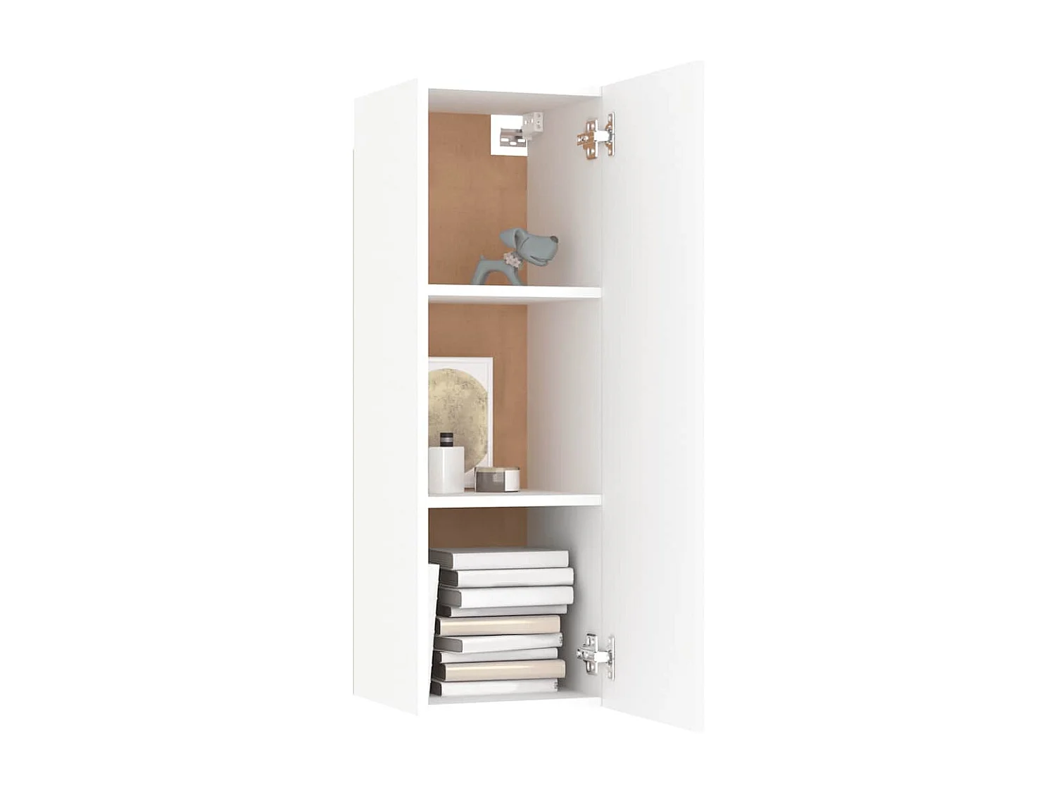 Berkfield TV Cabinet White 30.5x30x90 cm Engineered Wood