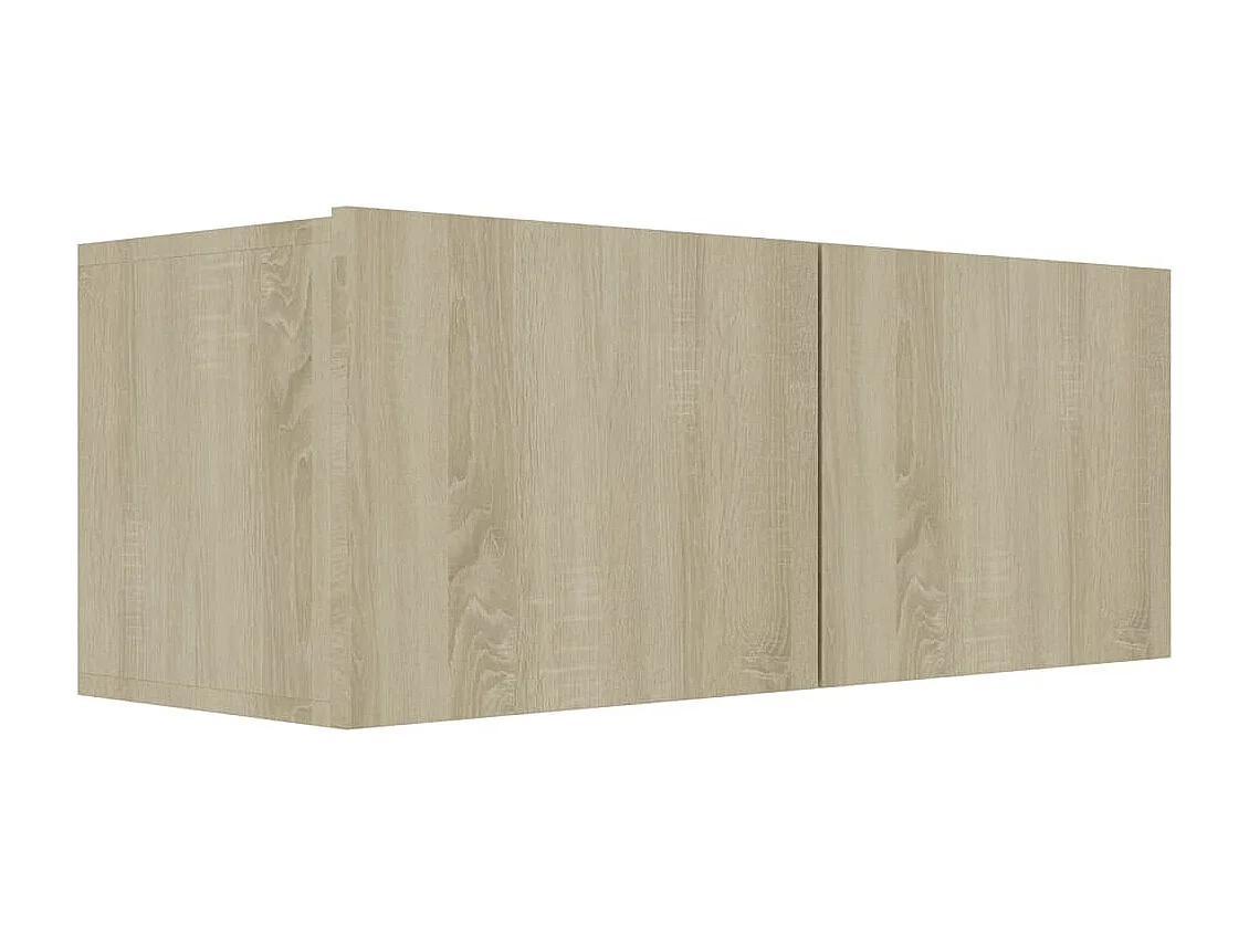 Berkfield 7 Piece TV Cabinet Set Sonoma Oak Engineered Wood