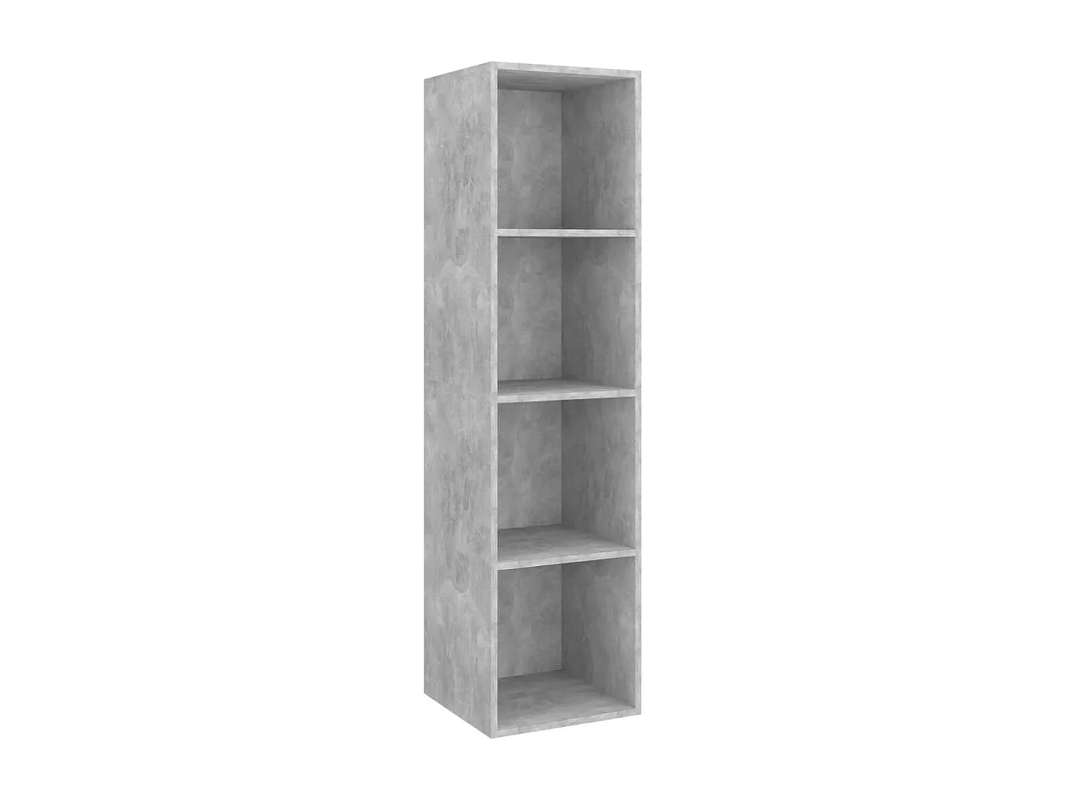 Berkfield 4 Piece TV Cabinet Set Concrete Grey Engineered Wood