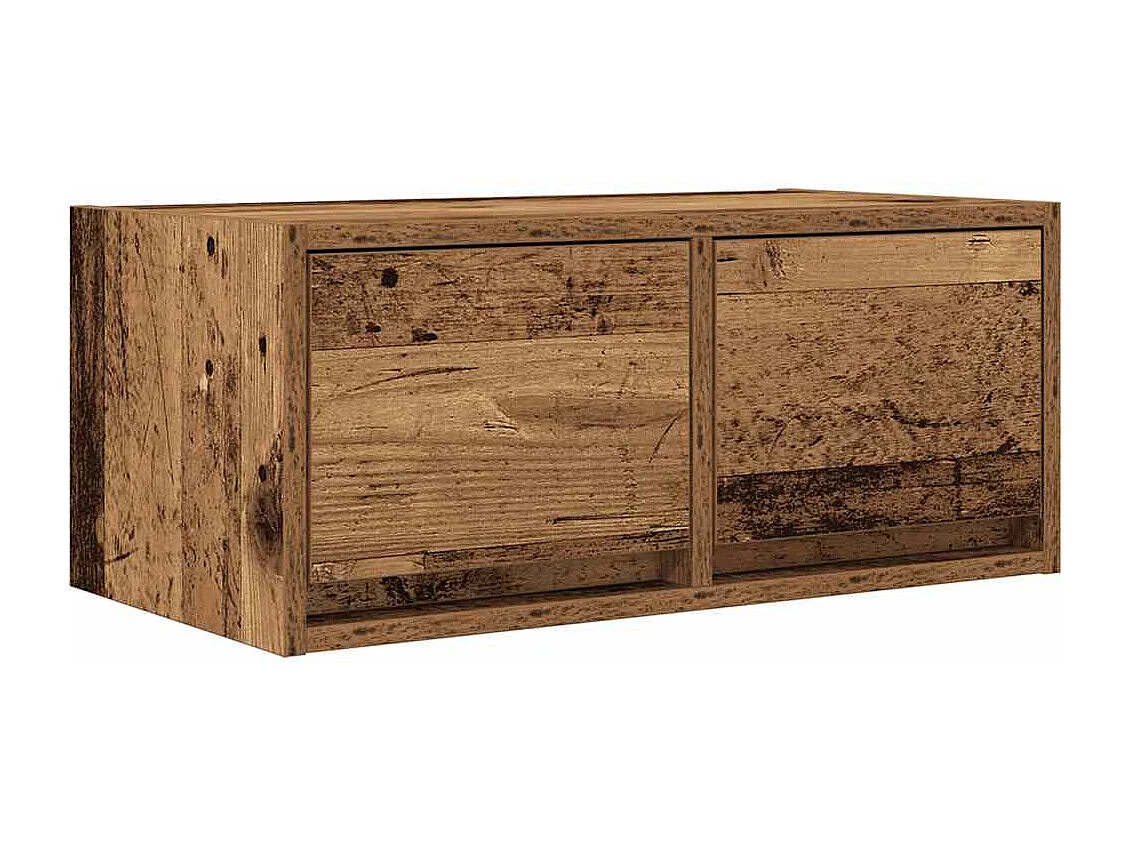 Berkfield TV Cabinet Old Wood 60x31x25.5 cm Engineered Wood
