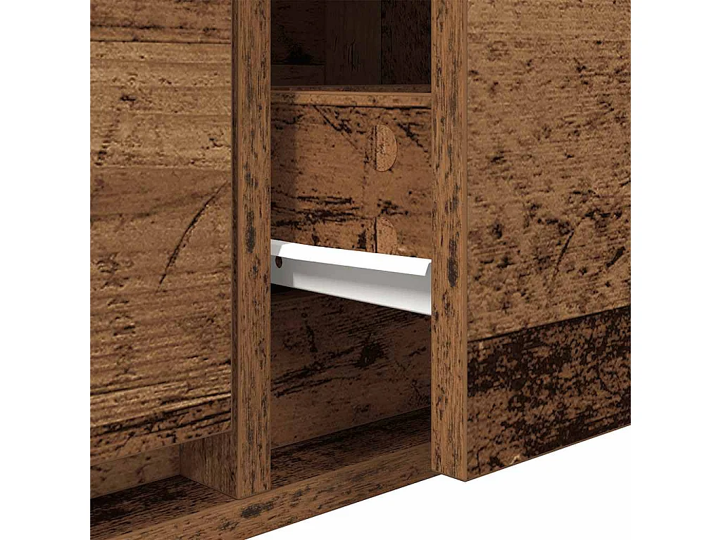 Berkfield TV Cabinet Old Wood 60x31x25.5 cm Engineered Wood