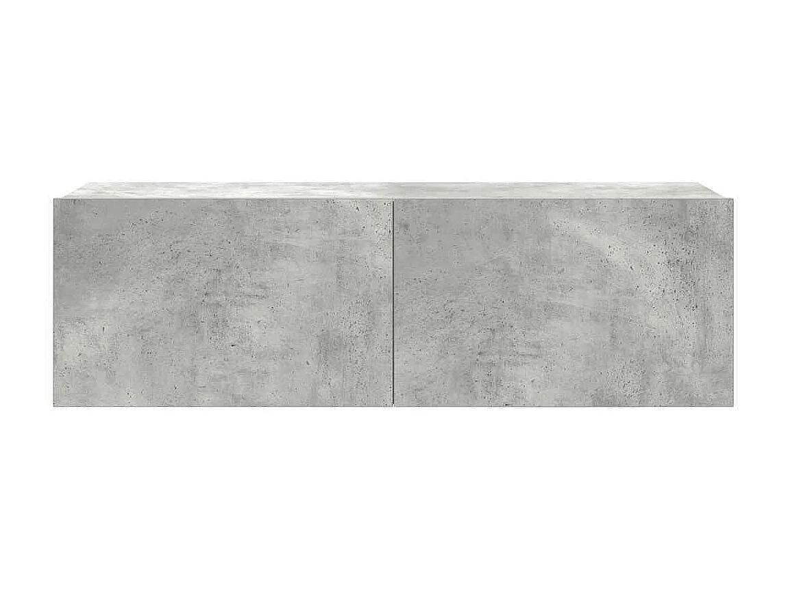 Berkfield 4 Piece TV Cabinet Set Concrete Grey Engineered Wood
