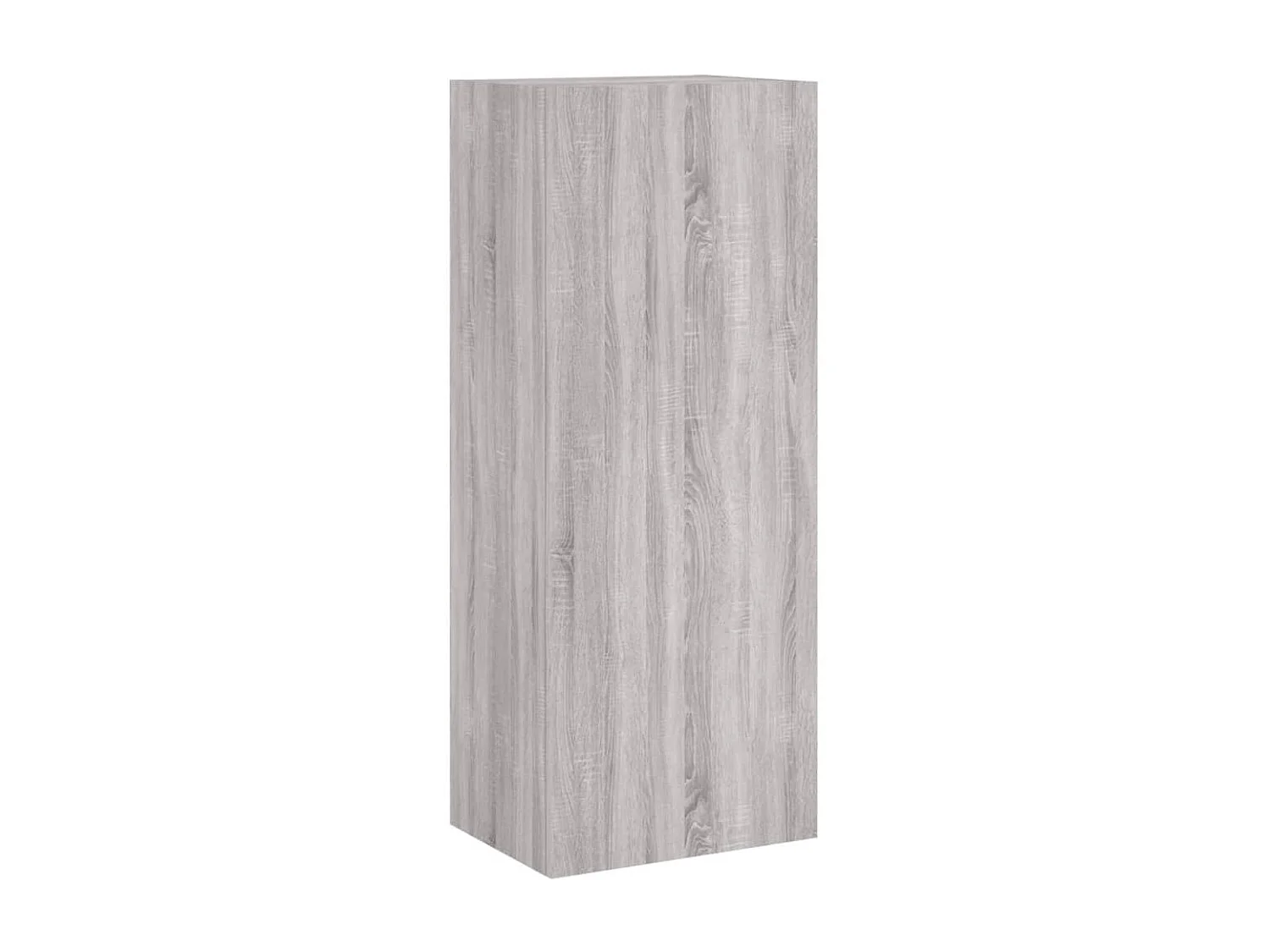Berkfield TV Wall Cabinet Grey Sonoma 40.5x30x102 cm Engineered Wood