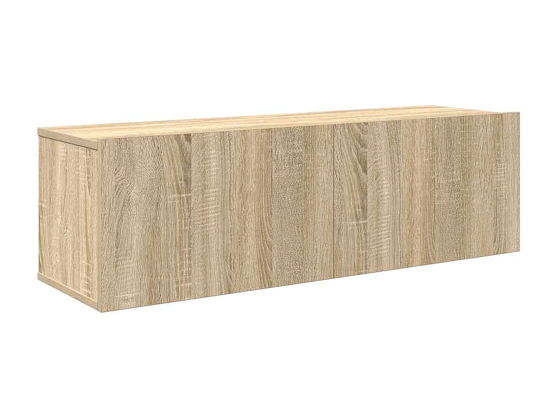 Berkfield 4 Piece TV Cabinet Set Sonoma Oak Engineered Wood