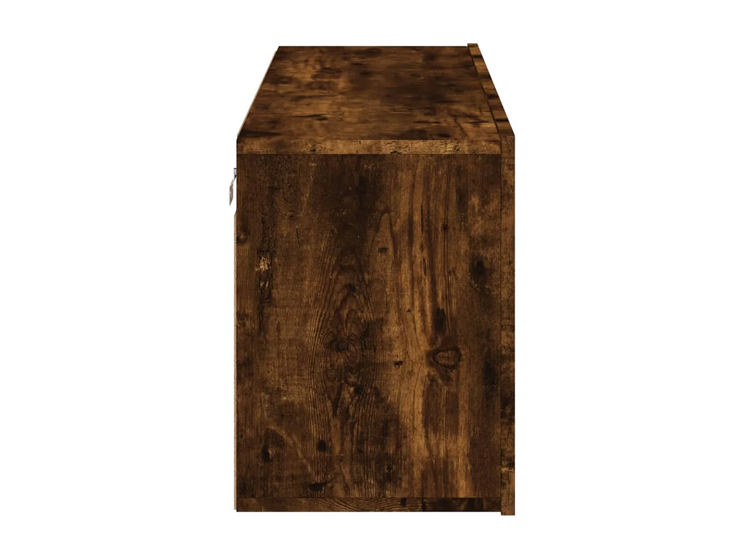 Berkfield TV Cabinet Wall-mounted Smoked Oak 100x30x41 cm