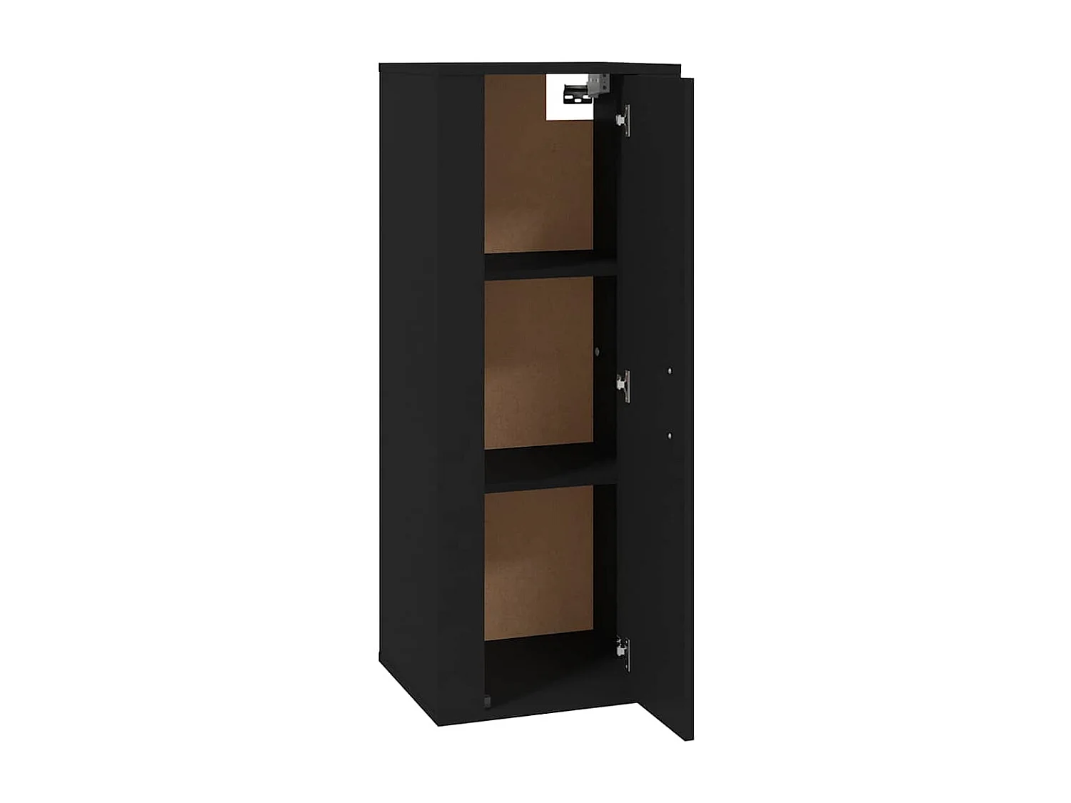 Berkfield Wall Mounted TV Cabinet Black 40x34,5x100 cm