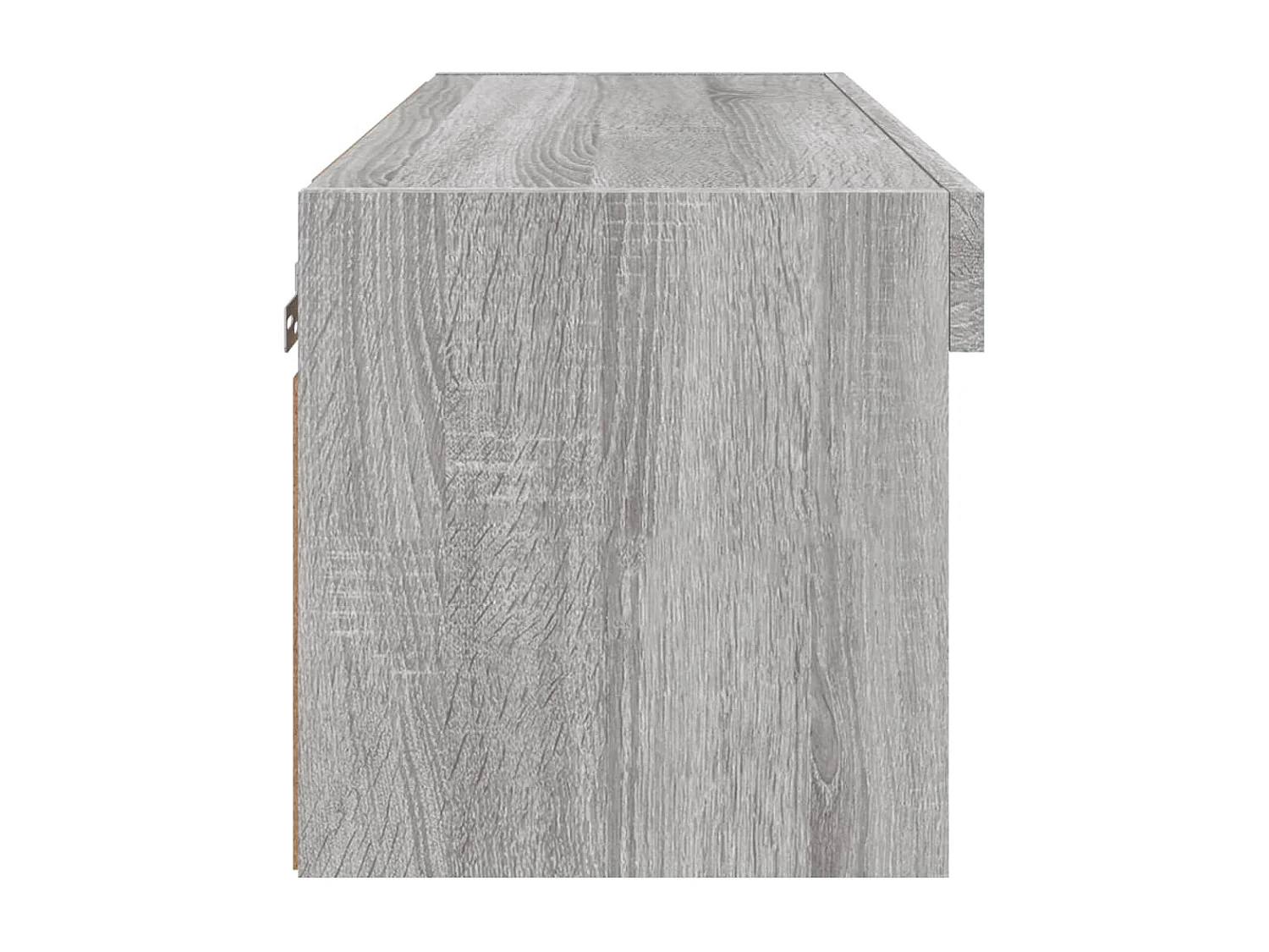 Berkfield TV Cabinet with LED Lights Grey Sonoma 60x30x30 cm
