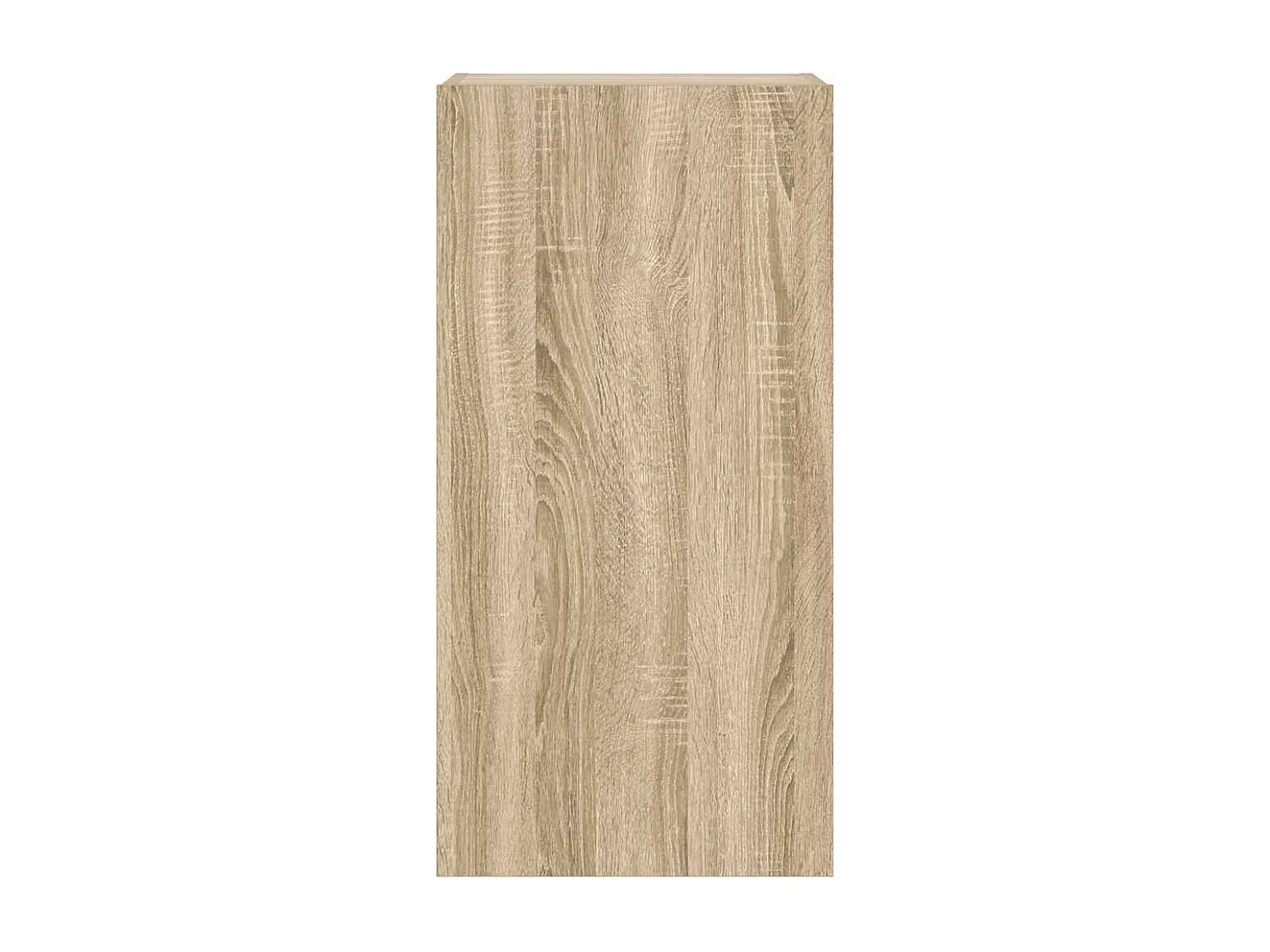 Berkfield TV Wall Cabinet with LED Lights Sonoma Oak 40.5x35x80 cm
