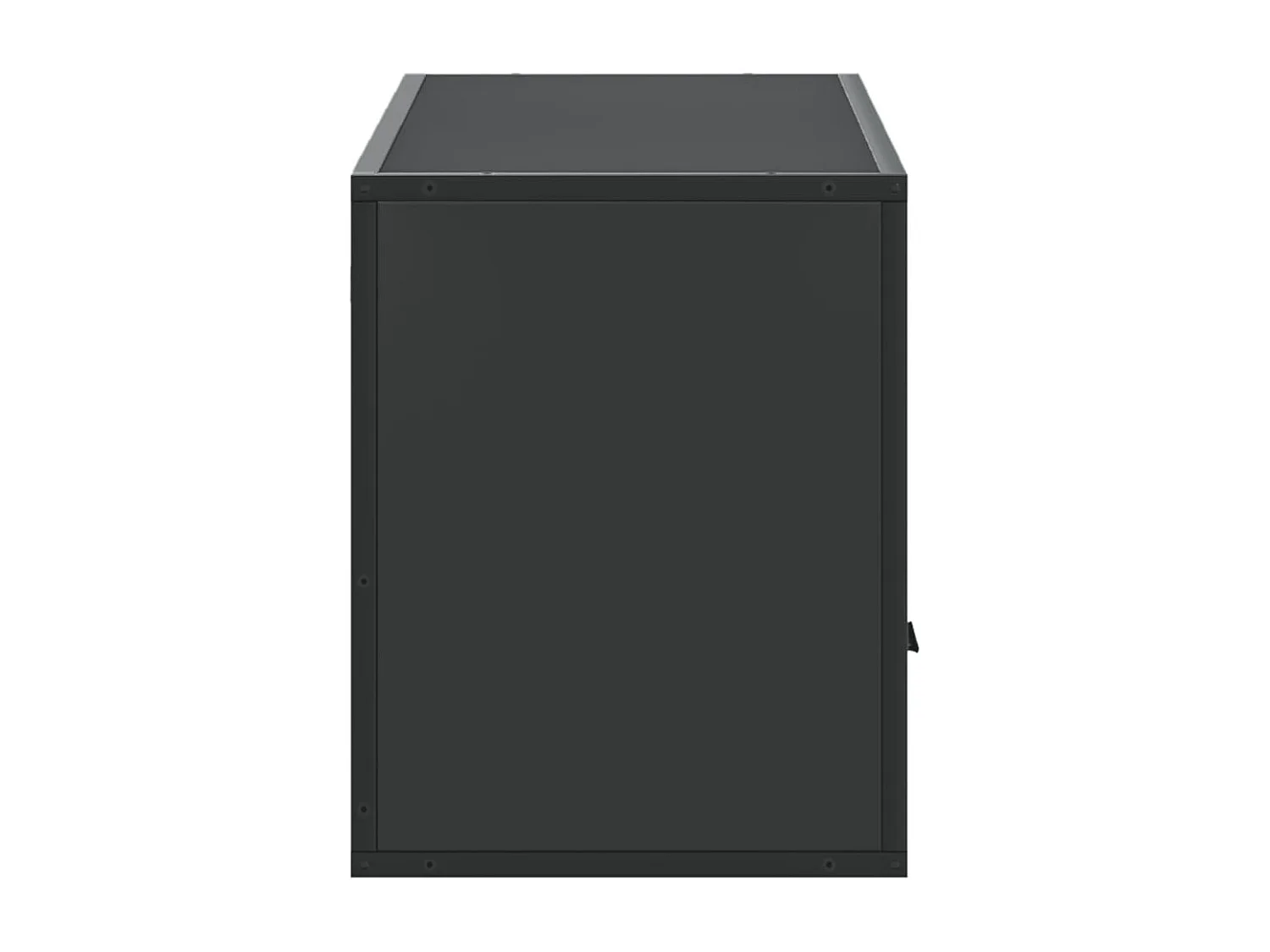 Berkfield TV Cabinet Black 100x31x39.5 cm Engineered Wood and Metal