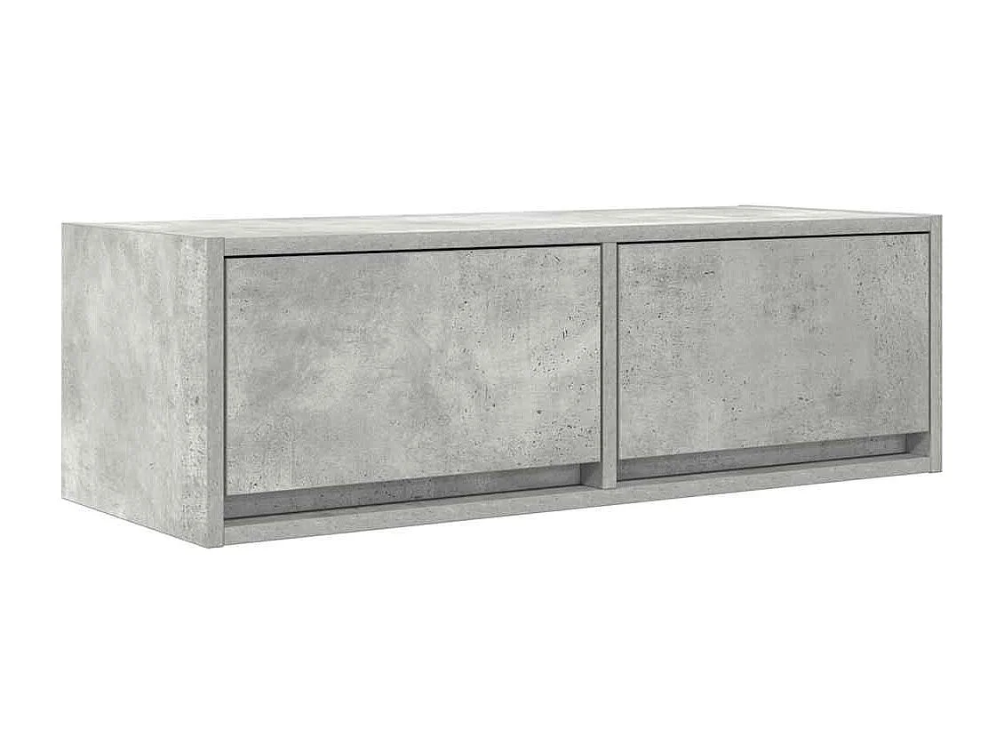 Berkfield TV Cabinet Concrete Grey 80x31x25.5 cm Engineered Wood