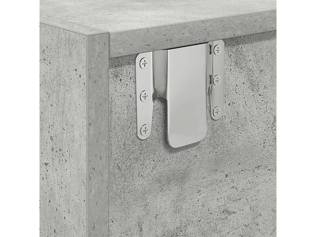 Berkfield TV Cabinet Concrete Grey 80x31x25.5 cm Engineered Wood